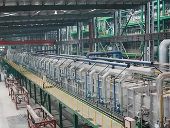 Ligne de recuit et de galvanisation de l'acier de 1 500 000 tonnes