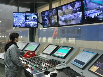 Salle de contrôle de la ligne de galvanisation de 2 500 000 tonnes d'acier laminé à froid