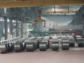 Entrepôt de bobines d'acier laminées à froid