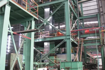 Ligne de production de bobines d'acier galvanisé