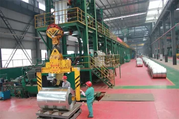 Ligne de production de bobines d'acier galvanisé
